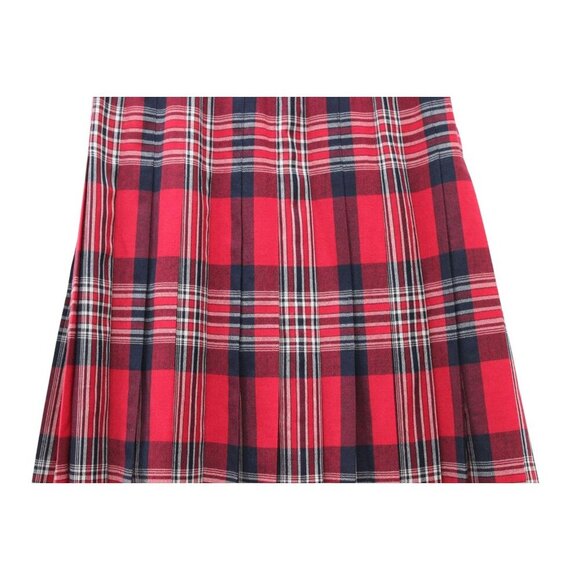 Vintage Pendleton Wool Pleated Midi Skirt Size 6 Plaid Preppy Academia 80s Retro - Picture 3 of 9